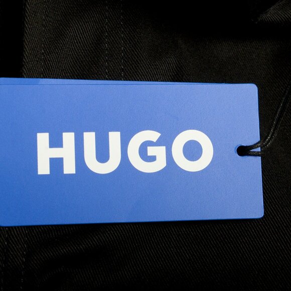 Hugo Boss Men's "Zayn242" Black Flat Front Casual Pants US 32/32 IT 32/32 - Picture 5 of 5